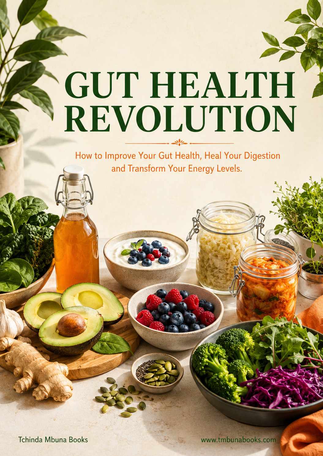 Gut Health Revolution: How to Improve Your Gut Health, Heal Your Digestion and Transform Your Energy Levels Signs of bad gut health and healing protocol ebook by Tchinda Mbuna Books