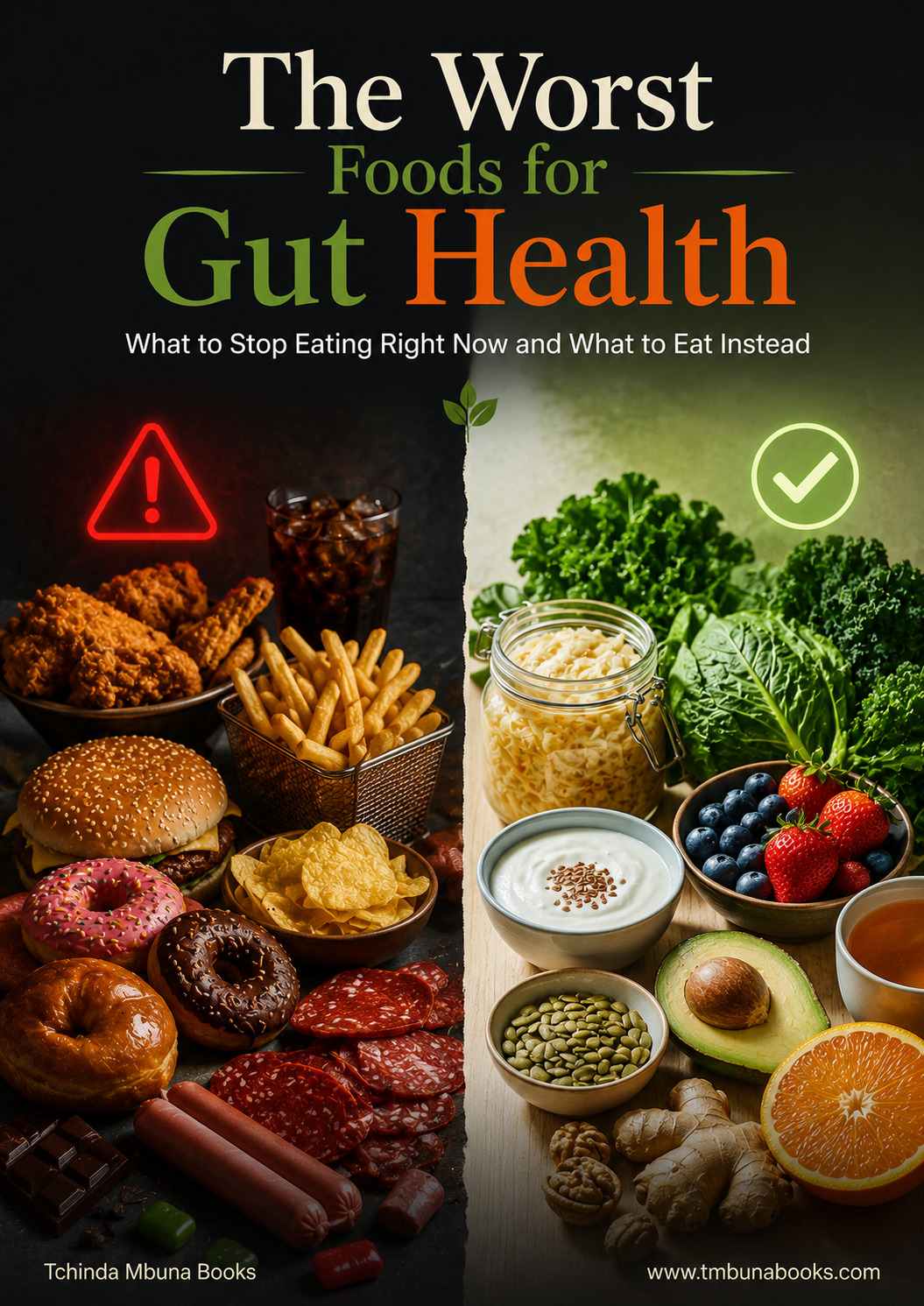 The Worst Foods for Gut Health: What to Stop Eating Right Now and What to Eat Instead Worst foods for gut health and what to eat instead ebook by Tchinda Mbuna Books